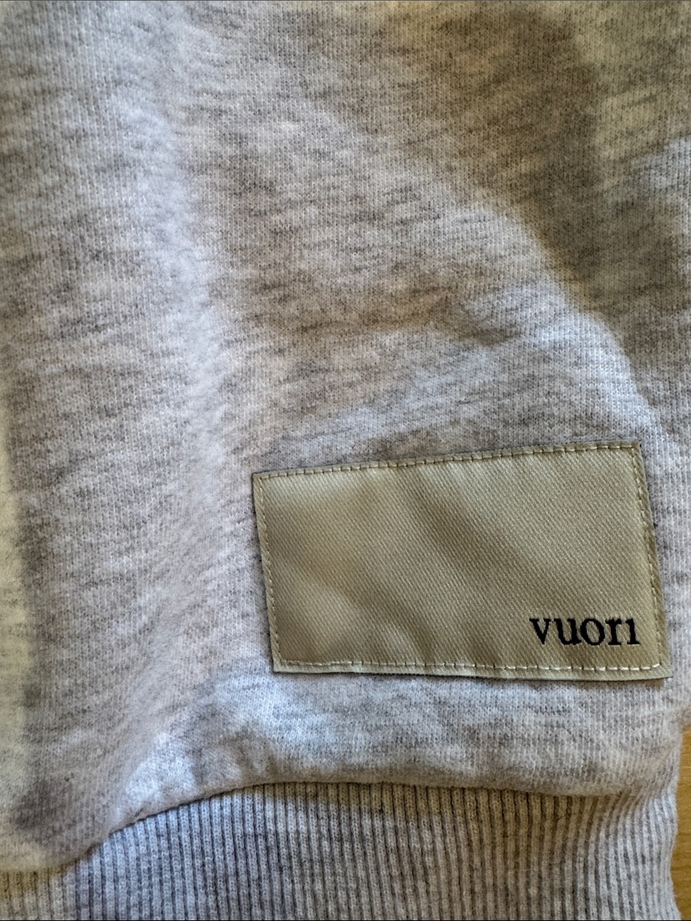 Vuori women’s Light Gray Crewneck Oversized Restore 2.0 Sweatshirt SZ M
